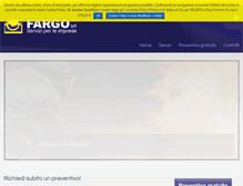 Tablet Screenshot of fargoservizi.com